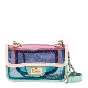 Chic Multicolor Quilted Women Bag